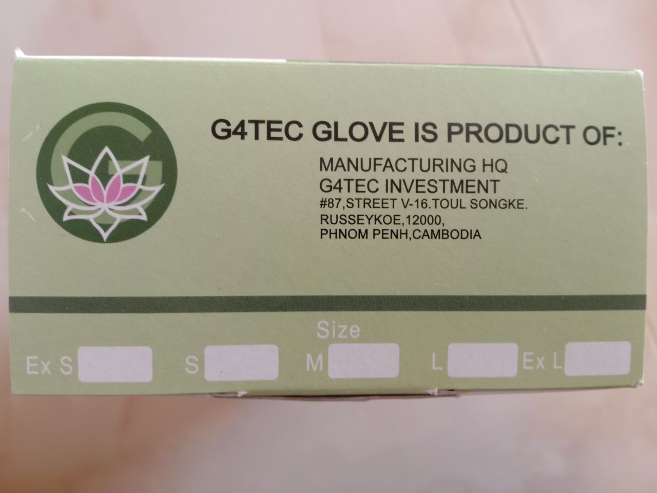 g4tec nitrile gloves